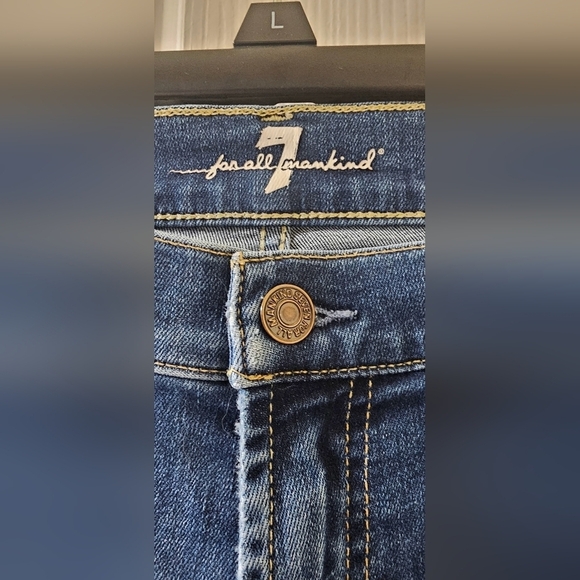7 FOR ALL MAN KIND Gwenevere Ankle Jeans Size 31 Inseam 27" - Picture 4 of 6